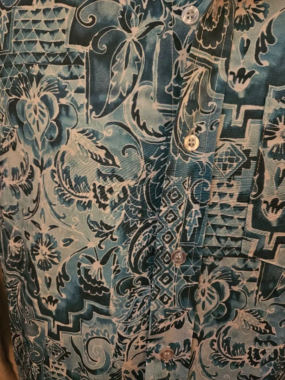 NEW with tag Men's Robert Graham Short Sleeve Shirt Size M Medium - Picture 4 of 7